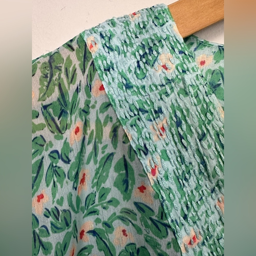 Anthropologie Roller Rabbit Floral Caftan Sz S/XS - Picture 8 of 12